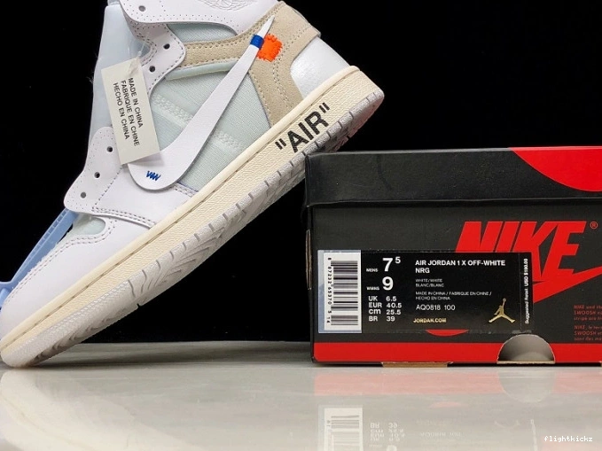 1 Off-White Jordan White AQ0818-100 Retro High Air 0815